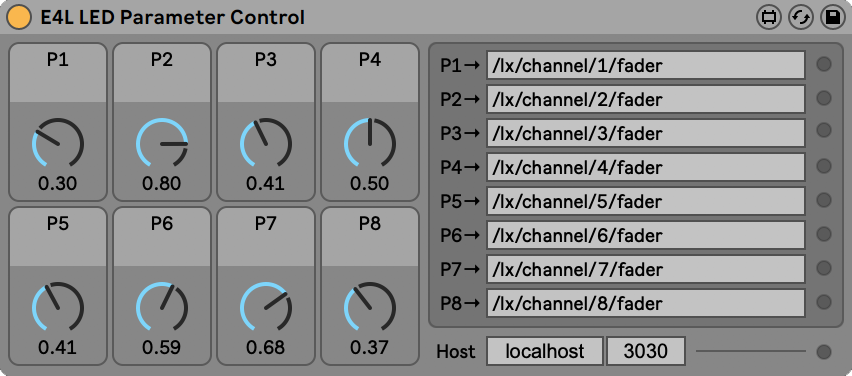 E4L LED Parameter Control