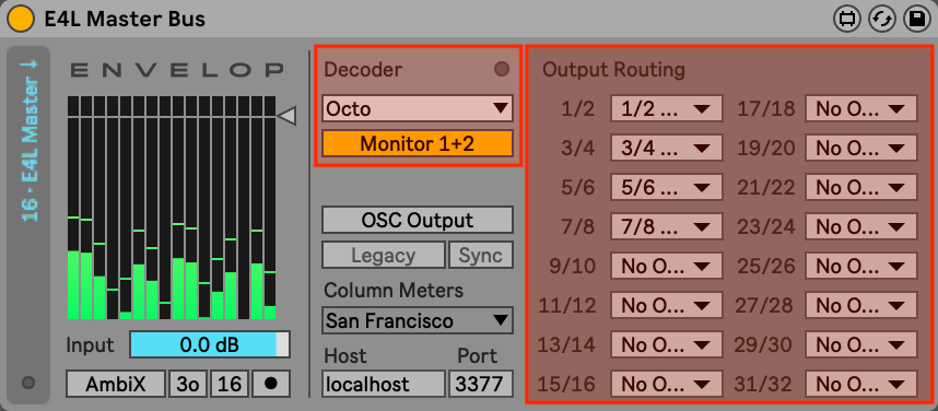 E4L Master Bus Output