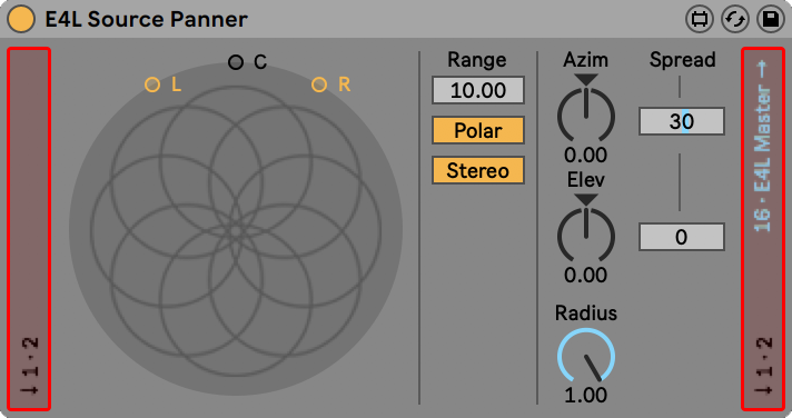 E4L Source Panner I/O