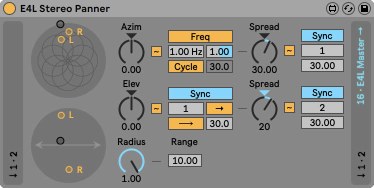 E4L Stereo Panner