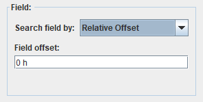 Field relative offset