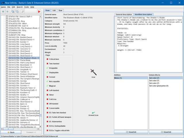 ITM resource: View tab