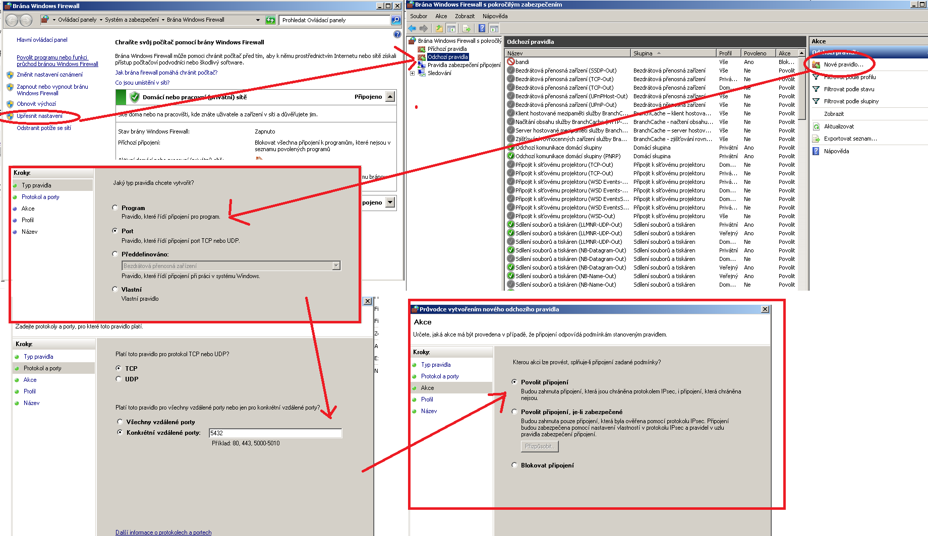 firewall settings