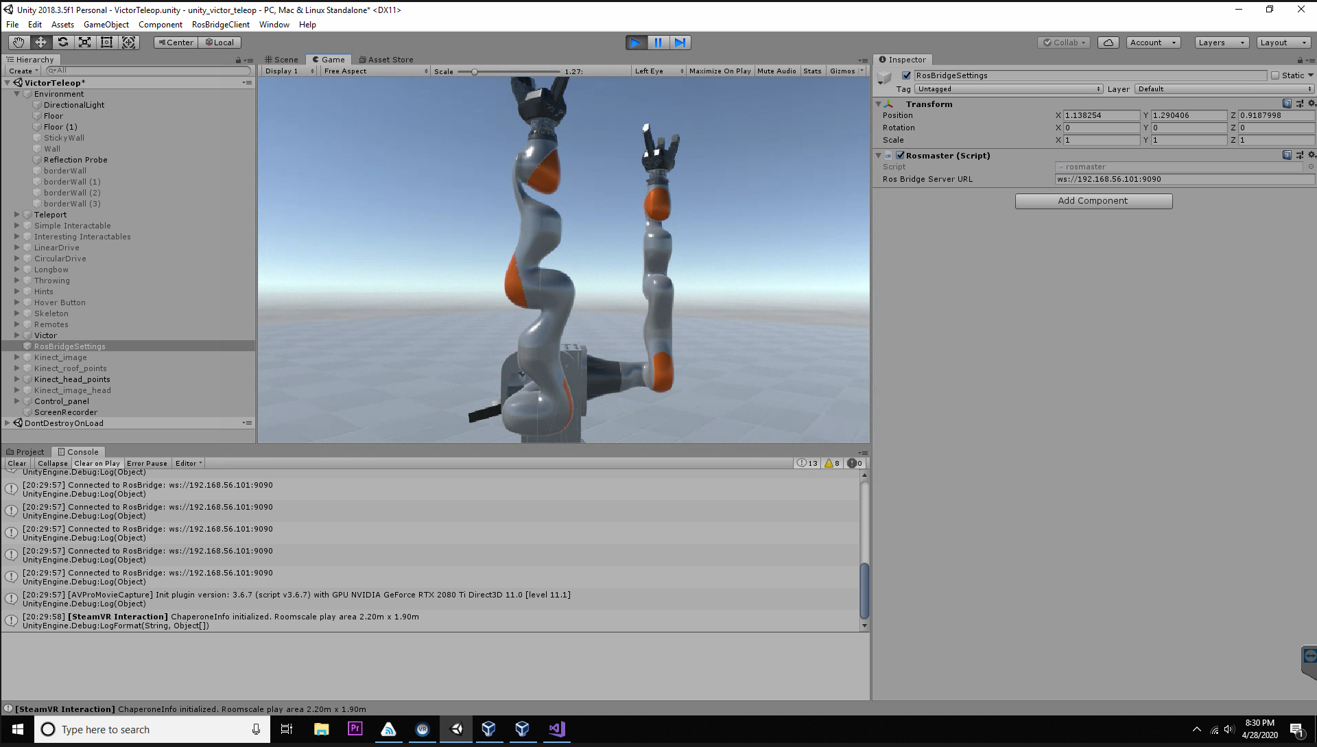 Unity first view