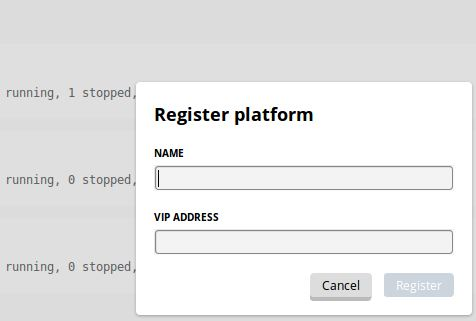 Register Platform Information