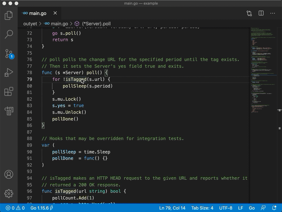 Show call hierarchy and investigate callers of a function