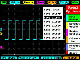 Saving the buffer