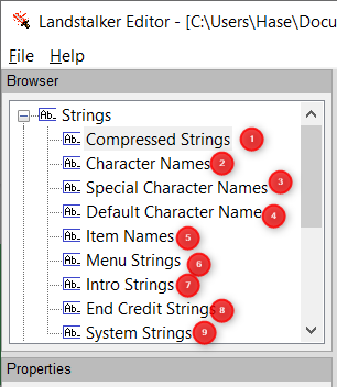 String Sections