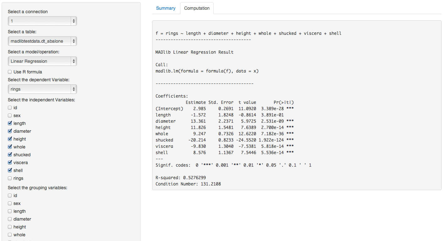 Linear regression