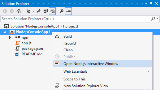 Project Context Menu