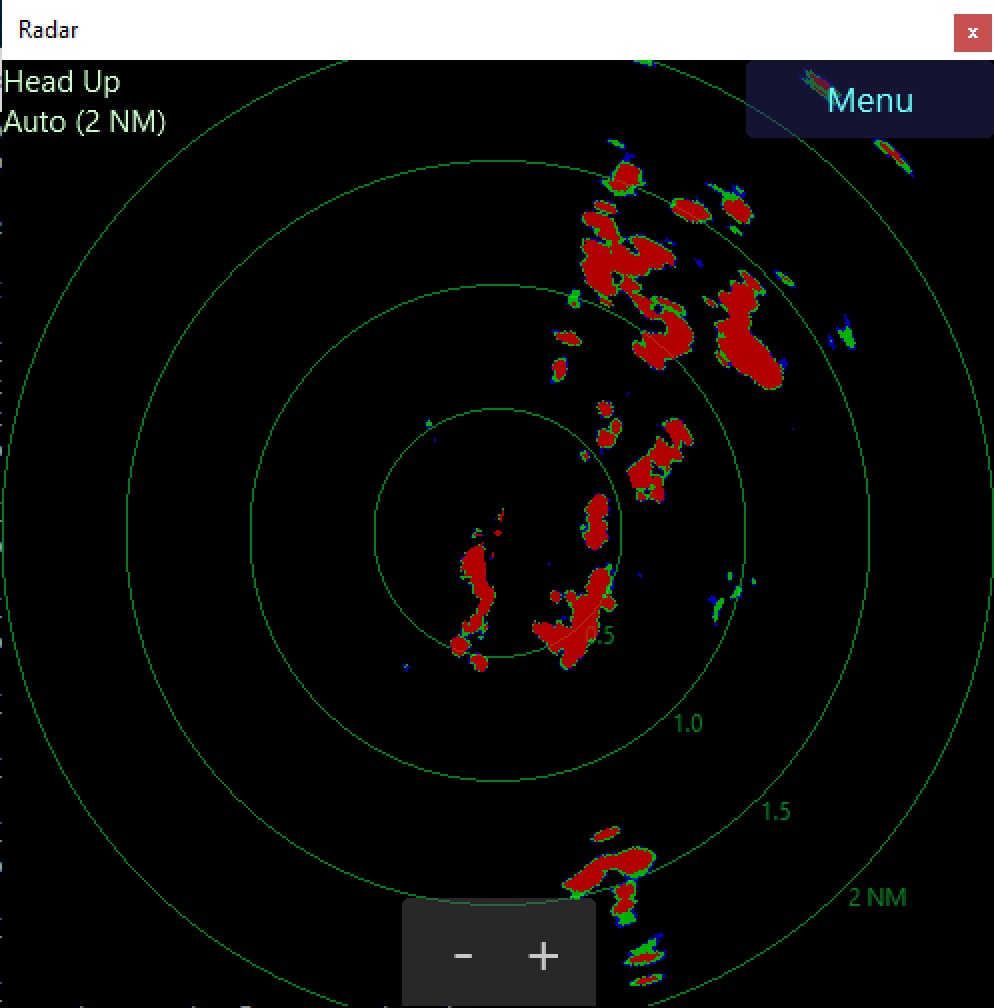 Radar PPI window