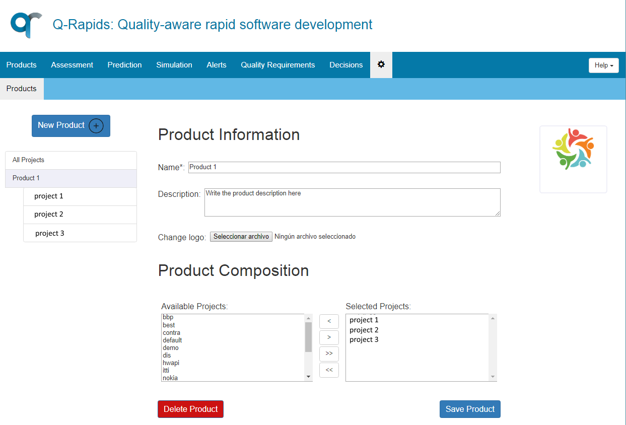 Product modification