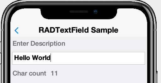 RADTextFieldSample