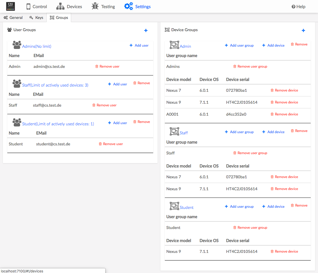 User And Device Management